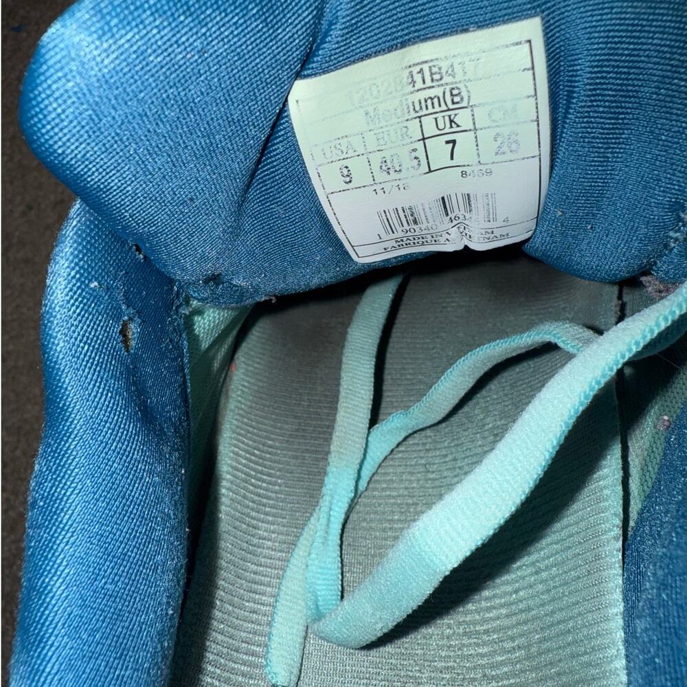Brooks Women's Adrenaline GTS 19 Running Sneaker Blue/Aqua size 9 - Picture 7 of 9